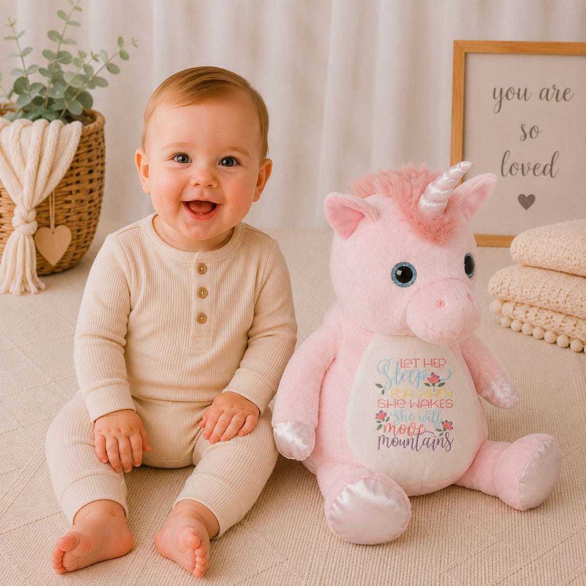 Let Her Sleep For When She Wakes She Will Move Mountains Stuffed Animals Stuffed Animal Harlow Boutique Official Online Store 