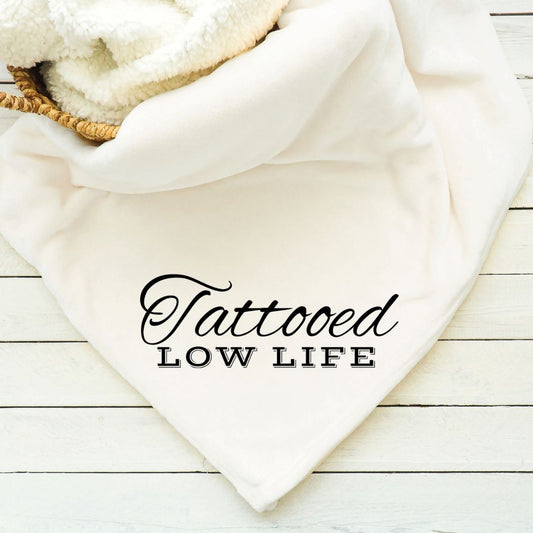 Tattooed Low Life Blanket Blankets Harlow Boutique Official Online Store 