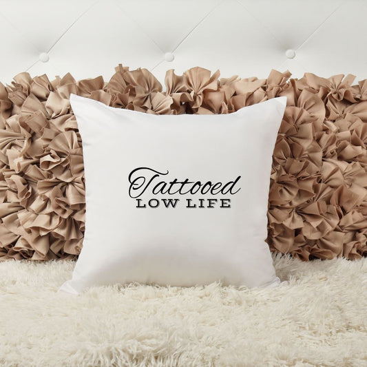 TATTOOED LOW LIFE PILLOW Pillow Harlow Boutique Official Online Store 