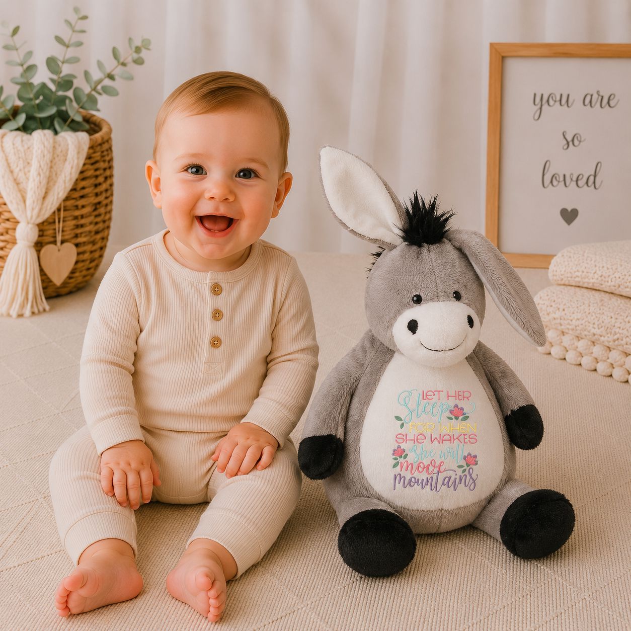 Let Her Sleep For When She Wakes She Will Move Mountains Stuffed Animals Stuffed Animal Harlow Boutique Official Online Store 