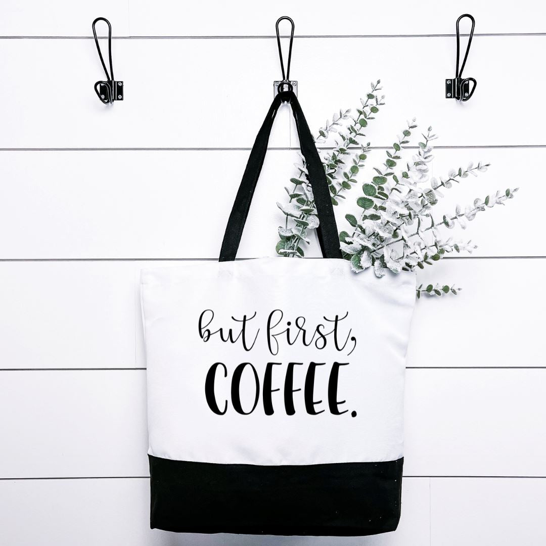 But First Coffee Tote Bag Harlow Boutique Official Online Store 