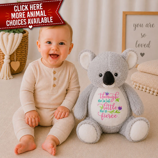 Though She Be But Little She is Fierce Stuffed Animals Stuffed Animal Harlow Boutique Official Online Store 