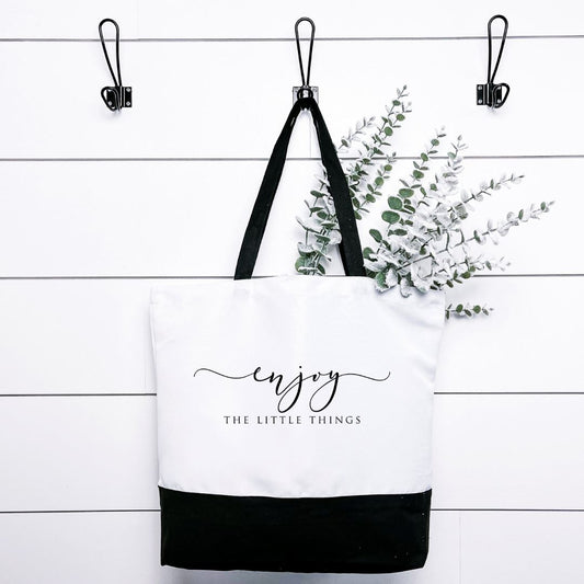 Enjoy The Little Things Tote Bag Harlow Boutique Official Online Store 