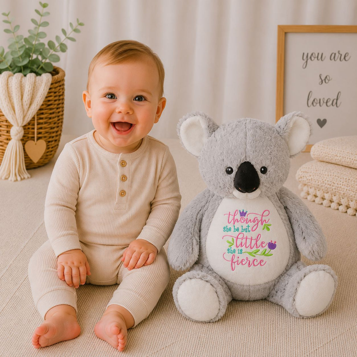 Though She Be But Little She is Fierce Stuffed Animals Stuffed Animal Harlow Boutique Official Online Store 