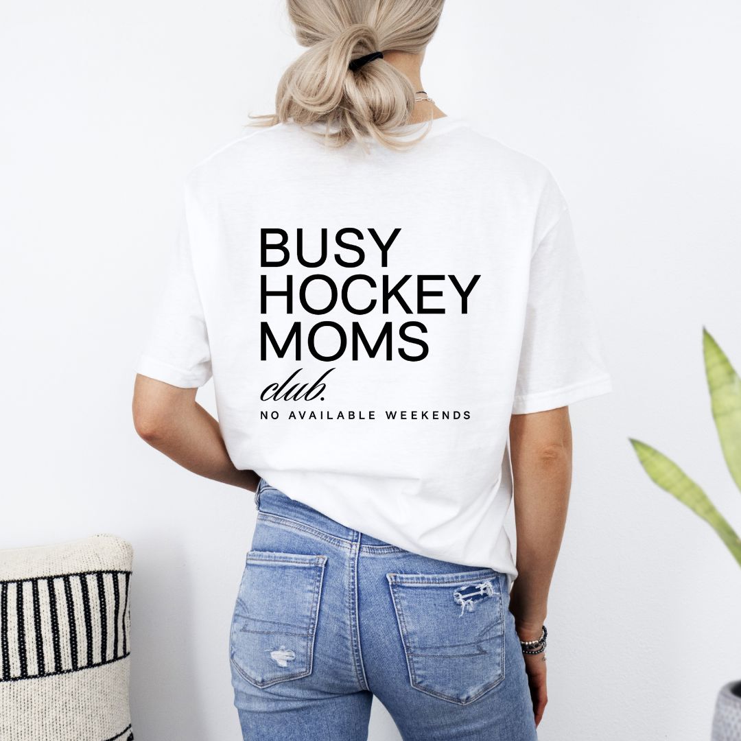 Busy Hockey Moms Club Shirts Harlow Boutique Official Online Store 
