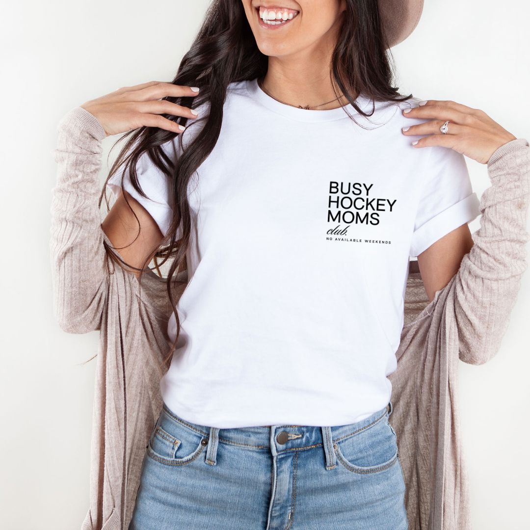 Busy Hockey Moms Club Shirts Harlow Boutique Official Online Store 
