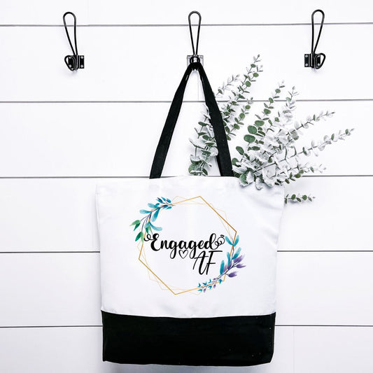 Engaged AF Tote Bag Harlow Boutique Official Online Store 