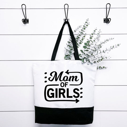 Mom Of Girls Tote Bag Harlow Boutique Official Online Store 