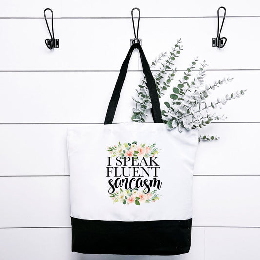 I Speak Fluent Sarcasm Tote Bag Harlow Boutique Official Online Store 