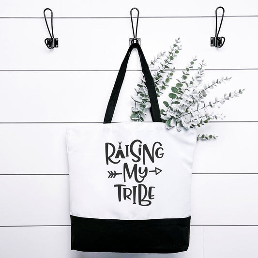 Raising My Tribe Tote Bag Harlow Boutique Official Online Store 