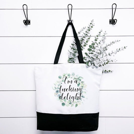 Im a Fucking Delight Tote Bag Harlow Boutique Official Online Store 