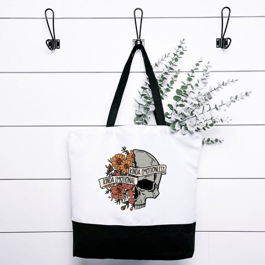 Kinda Emotional Kinda Emotionless Tote Bag Harlow Boutique Official Online Store 