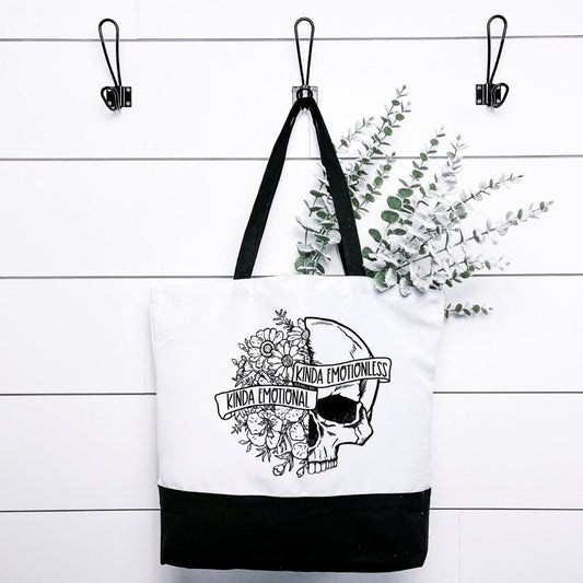 Kinda Emotional Kinda Emotionless Tote Bag Harlow Boutique Official Online Store 
