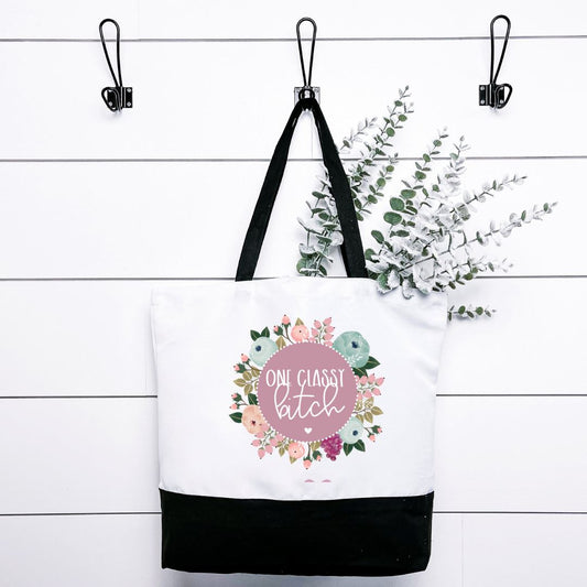 One Classy Bitch Tote Bag Harlow Boutique Official Online Store 