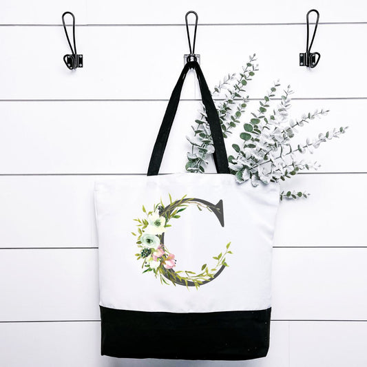 Letter C Tote Bag Harlow Boutique Official Online Store 