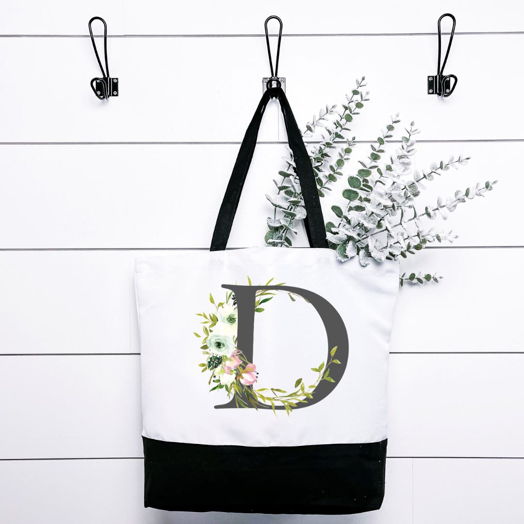 Letter D Tote Bag Harlow Boutique Official Online Store 