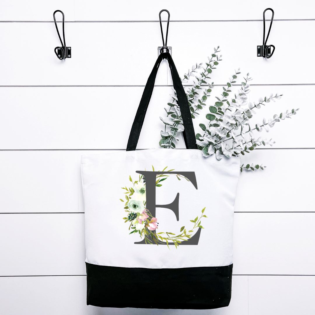 Letter E Tote Bag Harlow Boutique Official Online Store 