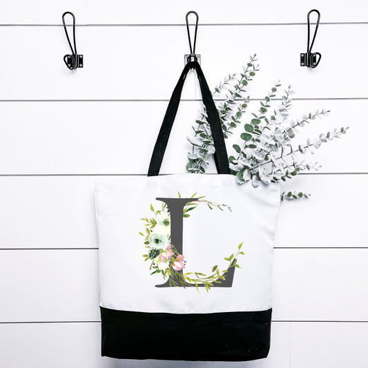 Letter L Tote Bag Harlow Boutique Official Online Store 