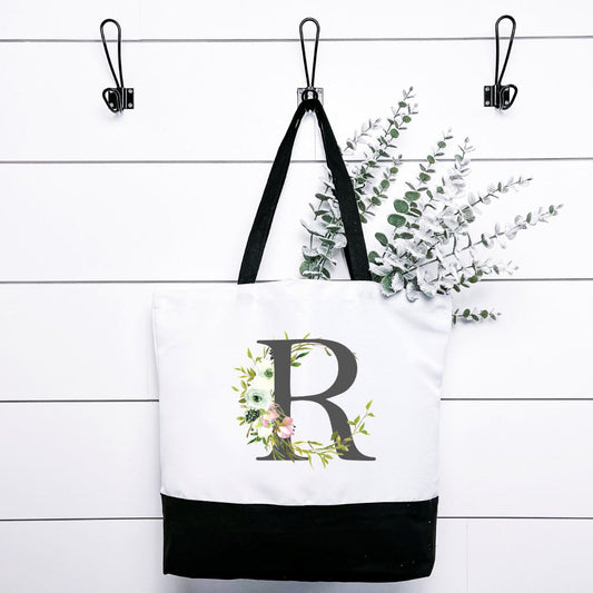 Letter R Tote Bag Harlow Boutique Official Online Store 