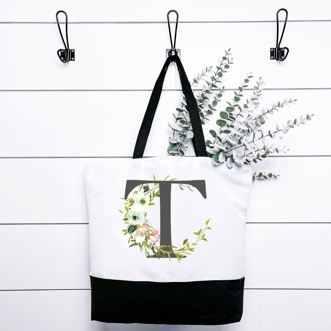 Letter T Tote Bag Harlow Boutique Official Online Store 