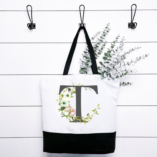 Letter T Tote Bag Harlow Boutique Official Online Store 