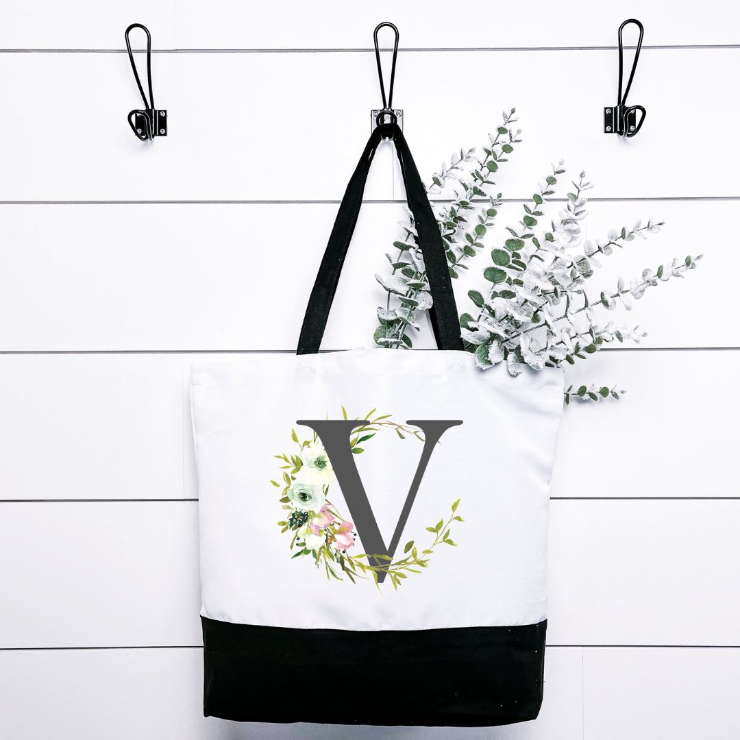 Letter V Tote Bag Harlow Boutique Official Online Store 