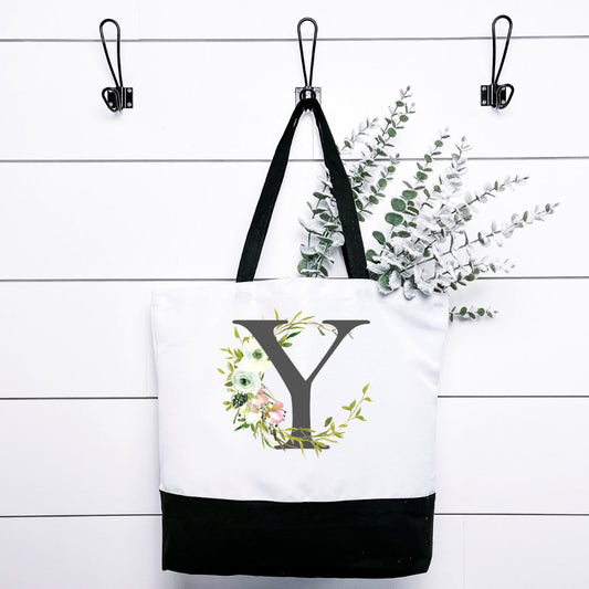 Letter Y Tote Bag Harlow Boutique Official Online Store 