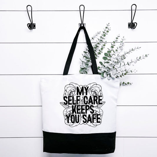 My Self Care Keeps You Safe Tote Bag Harlow Boutique Official Online Store 