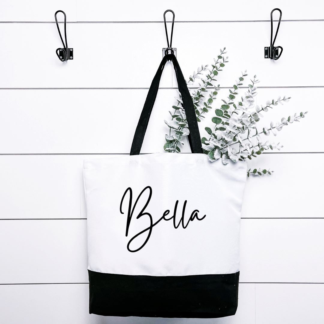 Name Tote Bag Harlow Boutique Official Online Store 