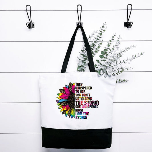 They Whispered To Her You Cant Withstand The Storm Tote Bag Harlow Boutique Official Online Store 