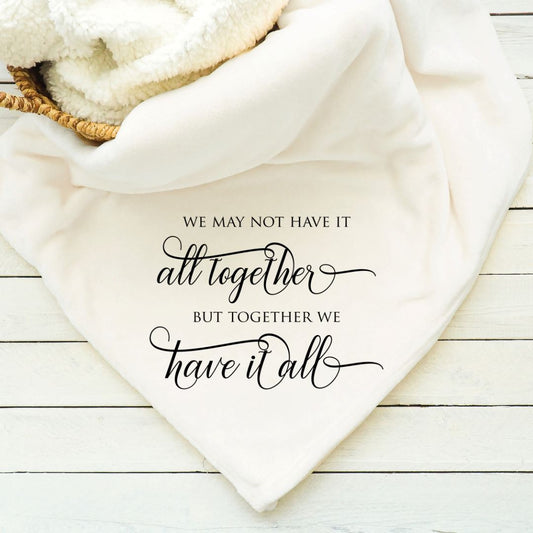 We May Not Have It All Together Blanket Blankets Harlow Boutique Official Online Store 