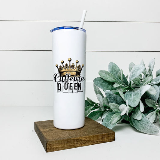 CAFFEINE QUEEN TALL TUMBLER Tumblers Harlow Boutique Official Online Store 