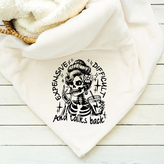 Expensive Difficult And Talks Back Blanket Blankets Harlow Boutique Official Online Store 