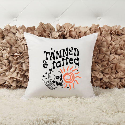 TANNED AND TATTED PILLOW Pillow Harlow Boutique Official Online Store 