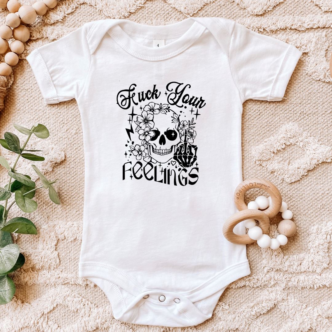 Fuck Your Feelings Baby Bodysuit Harlow Boutique Official Online Store 