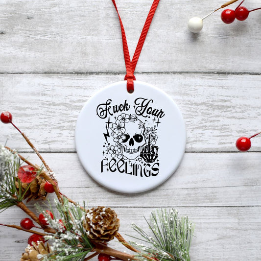 FUCK YOUR FEELINGS ORNAMENT Ornament Harlow Boutique Official Online Store 