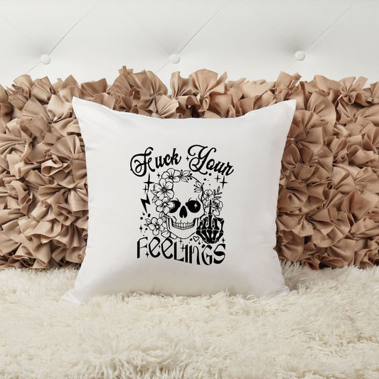 FUCK YOUR FEELINGS PILLOW Pillow Harlow Boutique Official Online Store 