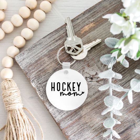 HOCKEY MOM KEYCHAIN Keychain Harlow Boutique Official Online Store 