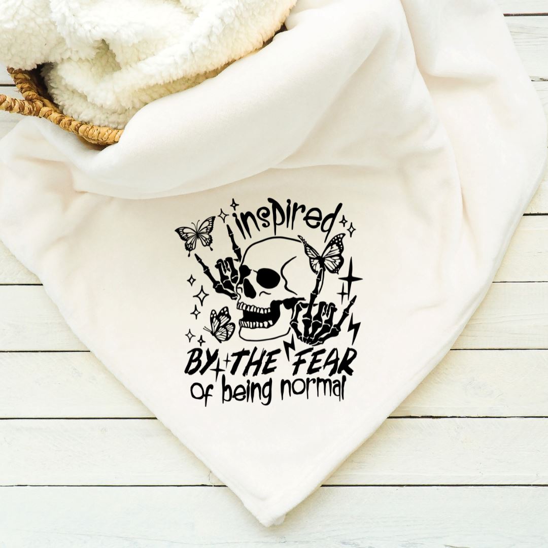 Inspired By The Fear Of Being Normal Blanket Blankets Harlow Boutique Official Online Store 