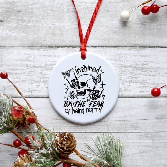 INSPIRED BY THE FEAR OF BEING NORMAL ORNAMENT Ornament Harlow Boutique Official Online Store 