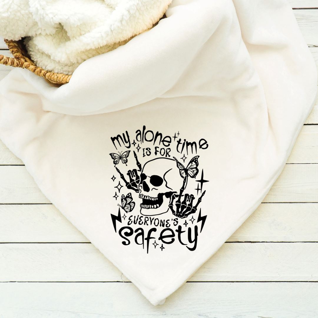 My Alone Time Is For Everyones Safety Blanket Blankets Harlow Boutique Official Online Store 