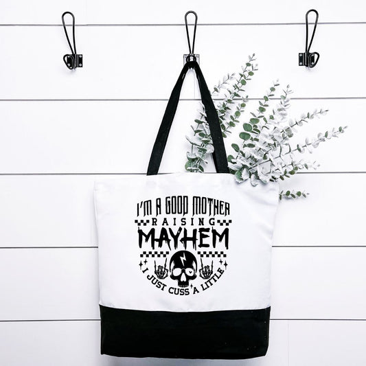 Im A Good Mother I Just Cuss A Little Tote Bag Harlow Boutique Official Online Store 