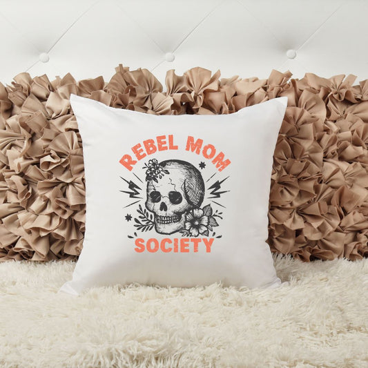 REBEL MOM SOCIETY PILLOW Pillow Harlow Boutique Official Online Store 