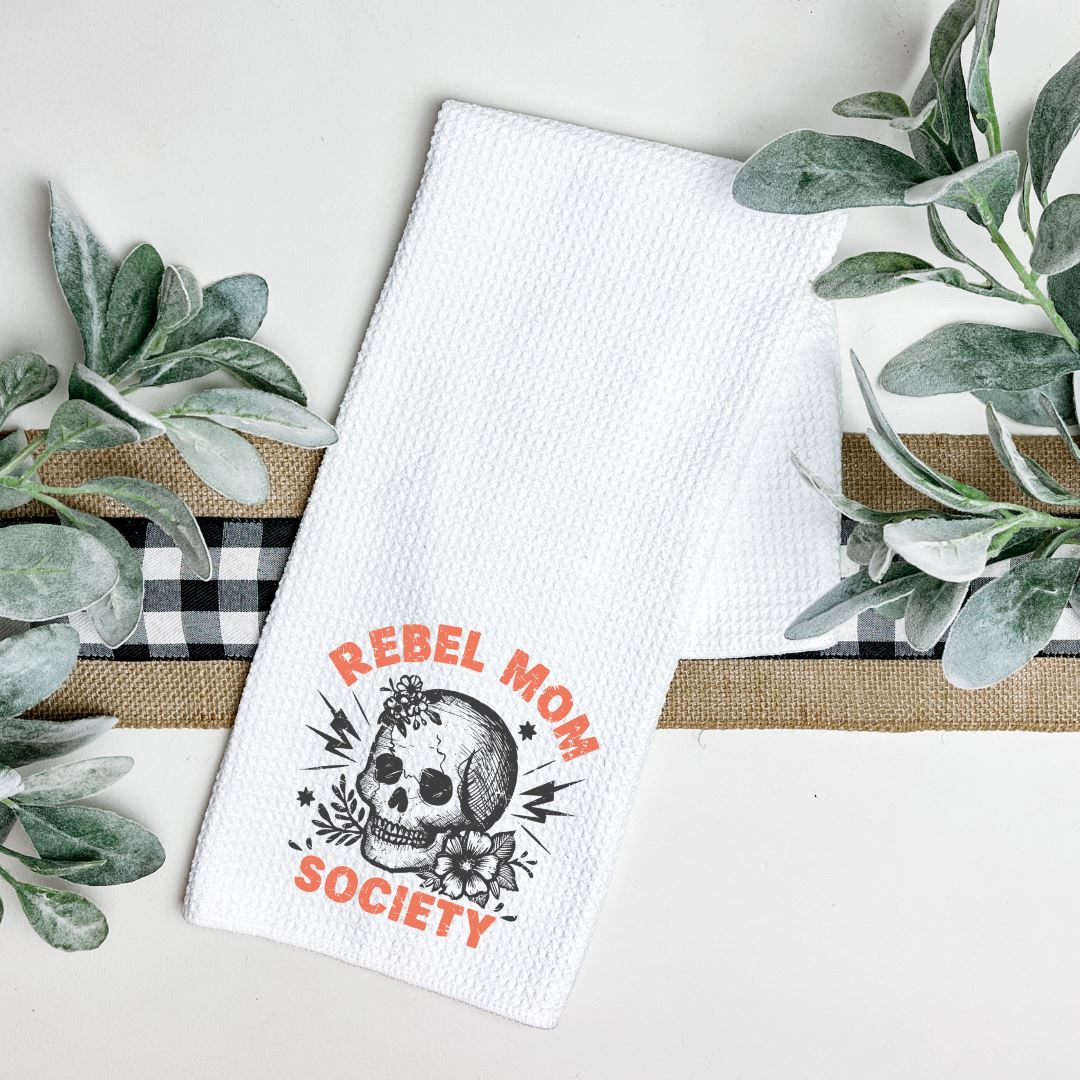 REBEL MOM SOCIETY TEA TOWEL Tea Towel Harlow Boutique Official Online Store 