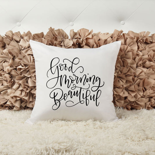 GOOD MORNING BEAUTIFUL PILLOW Pillow Harlow Boutique Official Online Store 