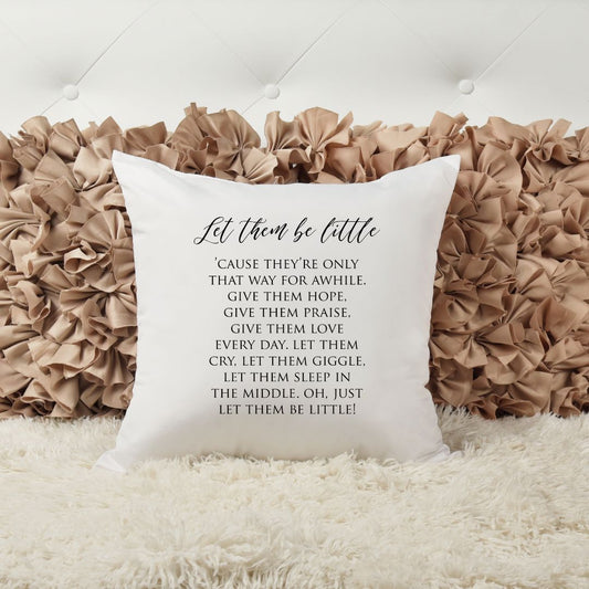 LET THEM BE LITTLE PILLOW Pillow Harlow Boutique Official Online Store 