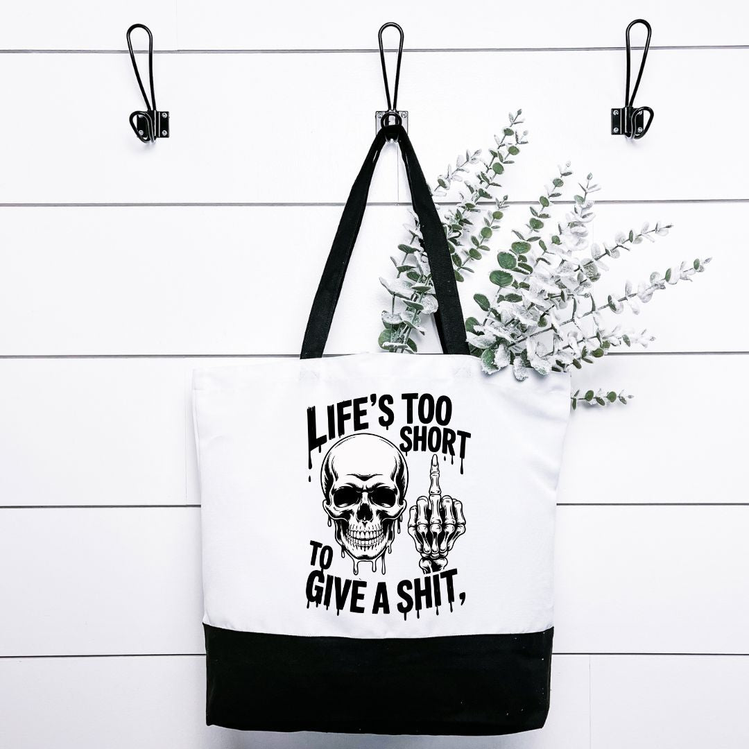 Lifes Too Short To Give A Shit Tote Bag Harlow Boutique Official Online Store 