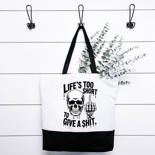 Lifes Too Short To Give A Shit Tote Bag Harlow Boutique Official Online Store 