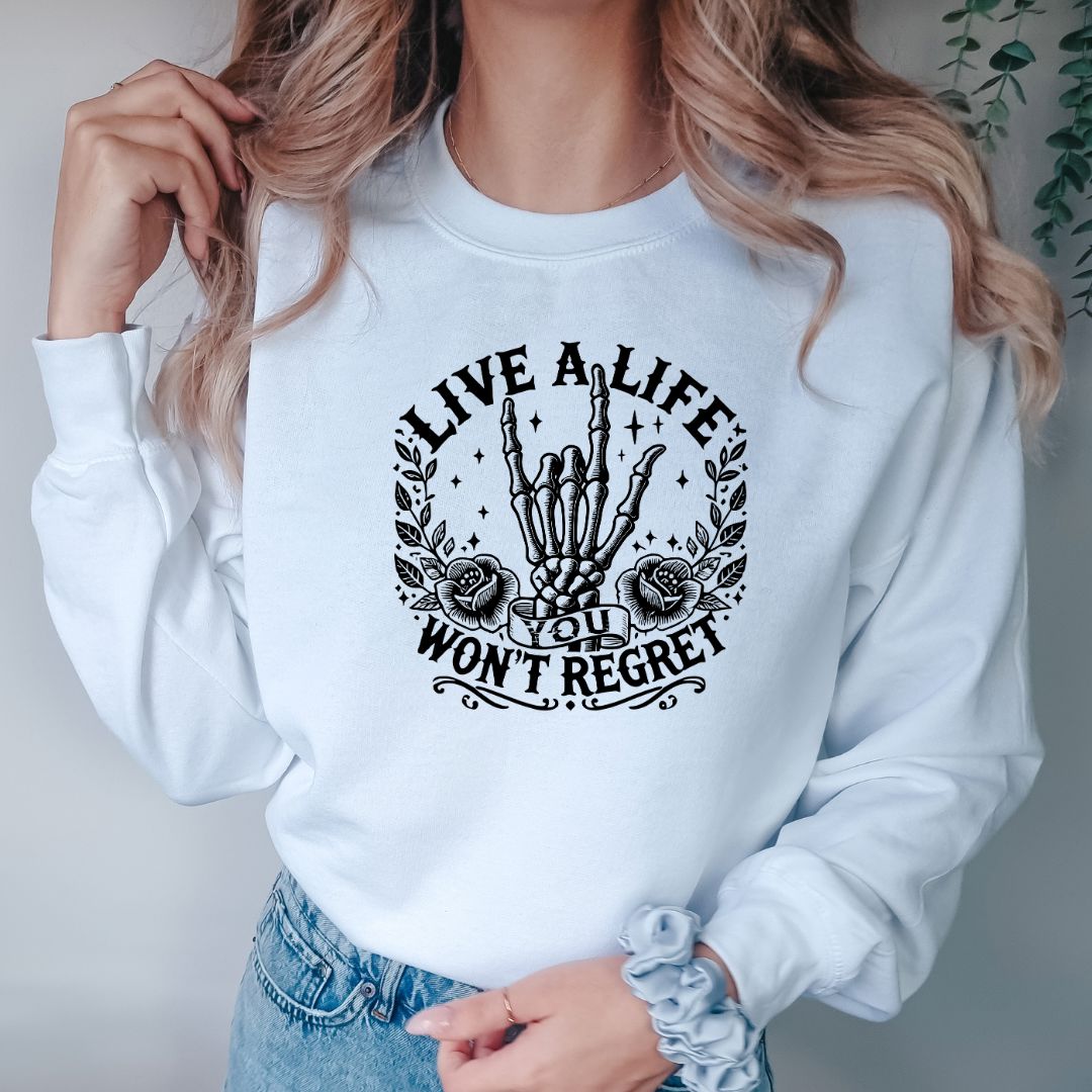 Live A Life You Wont Regret Shirts Harlow Boutique Official Online Store 