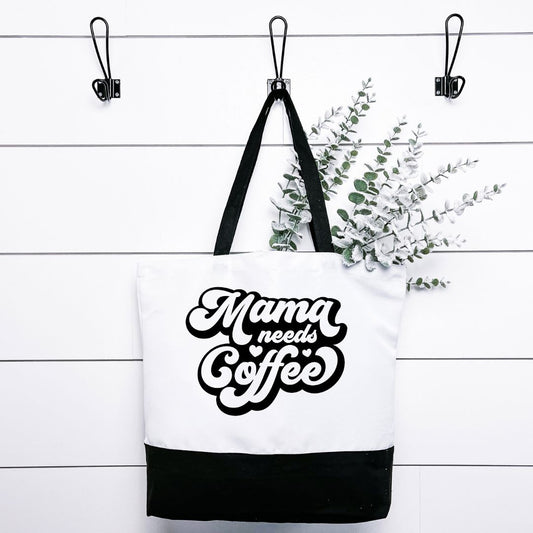 Mama Needs Coffee Tote Bag Harlow Boutique Official Online Store 